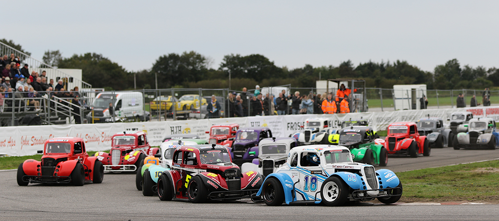 Det bliver et rekordstort Legend Car felt til Padborg Open.
(Foto: Motorsporten.dk)
